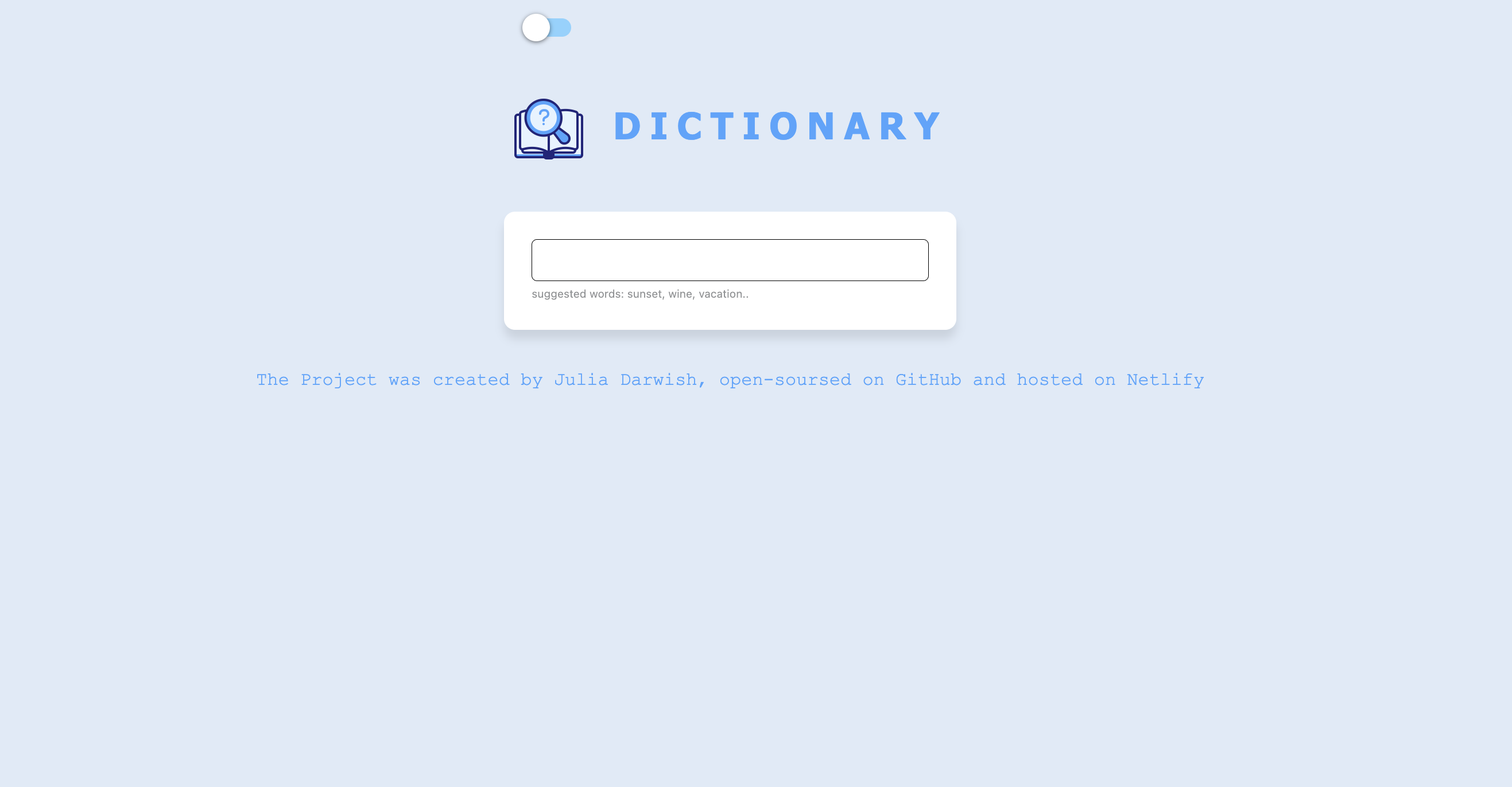 dictionary image